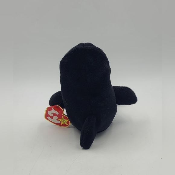 Ty Beanie Babies Waves the Orca Whale (1) 4/4, (3) 5/5 Gen Tags MWMT - Picture 3 of 4